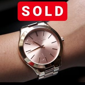 * SOLD * Michael Kors Rose Gold Watch